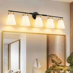 Bathroom Wall Sconces, HWH 5-Light Wall Mount Lighting Fixtures - Image 2