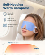 10 Packs Self Heating Steam Eye Mask: Warm Eye Compress - Image 3