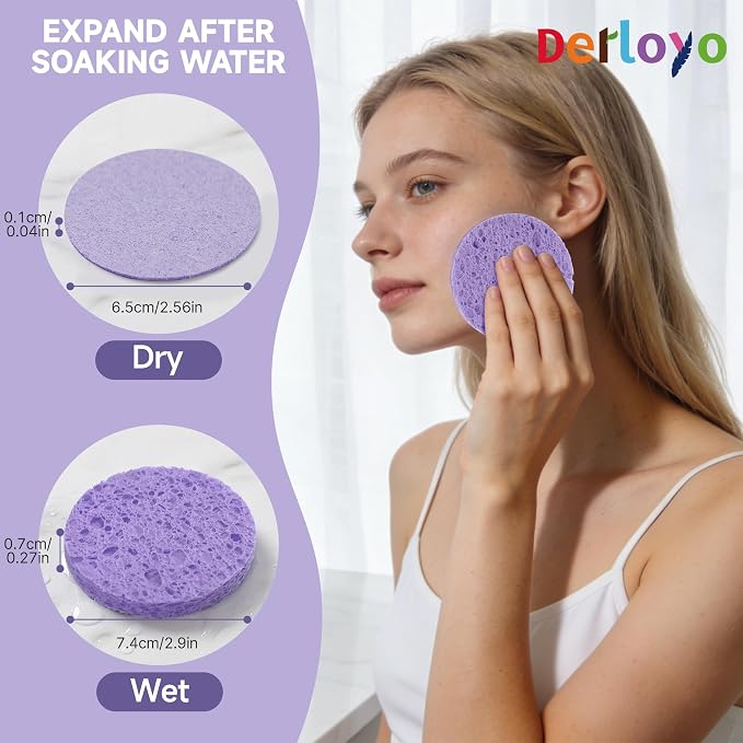 100-Count Compressed Facial Sponges - Image 4