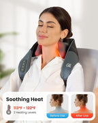 CILI Cordless Massager for Pain Relief Deep Tissue, Shiatsu Neck Back Massager - Image 2