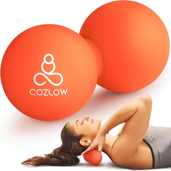 COZLOW Double Lacrosse Silicone Massage Ball by Cozlow