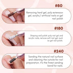Makartt Sanding Bands for Nail Drill:50 Pcs Small Nail Sanding Files - Image 5