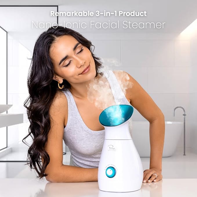 Pure Daily Care NanoSteamer Large 3-in-1 Nano Ionic Facial Steamer - Image 5