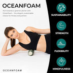 Oceanfoam Ripple Travel Foam Roller Firm Mini Foam Roller - Image 3