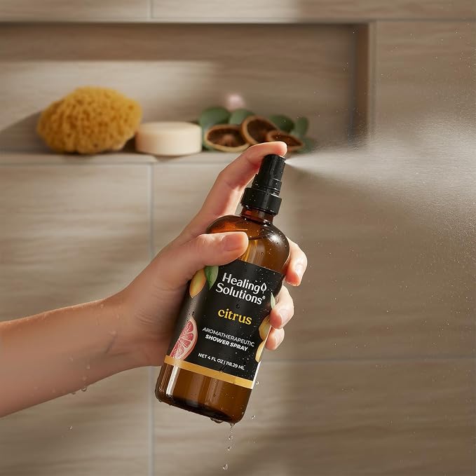 Healing Solutions Aromatherapy Shower Spray, Therapeutic Grade Essential Oils - Image 9