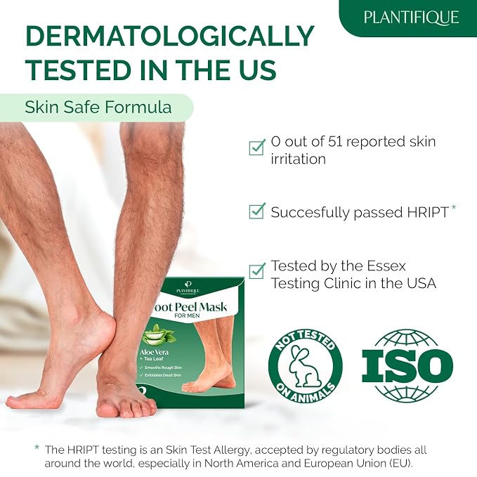 PLANTIFIQUE Foot Peeling Mask 2 Pack - Image 4
