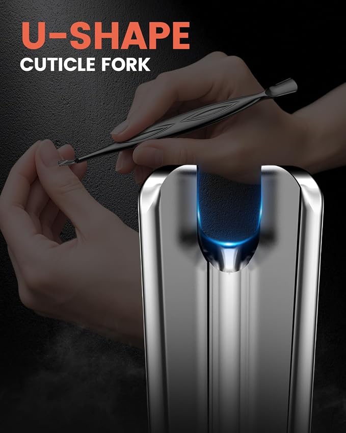 BEZOX Cuticle Pusher with Trimmer - Image 5