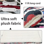 Pasonio Electric Heating Pad for Back Pain Relief and Shoulder/Neck/Knee/Leg - Image 2