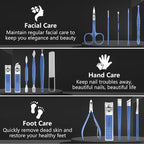 Manicure Set 16Pcs Nail Clippers Set Manicure Kit Professional Stainless Steel - Image 2