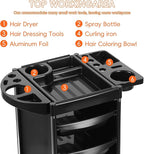 Hair Salon Storage Tool Cart Organizer - Image 7
