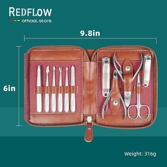 Manicure Set 11 in 1 Stainless Steel Nail Clippers - Image 3