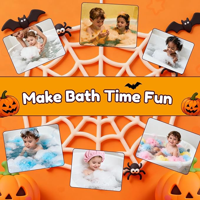 Halloween Bath Bombs for Kids Gifts: 9 Pcs Pumpkin Bath Bomb - Image 4