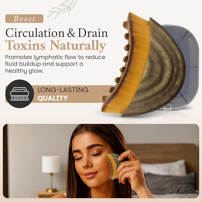 Lymphatic Contour Face Brush, Facial Brush - Image 4