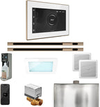 Mr Steam XDream Max Steam Shower Pkg w/iSteamX Control and Linear Steamhead in by MrSteam