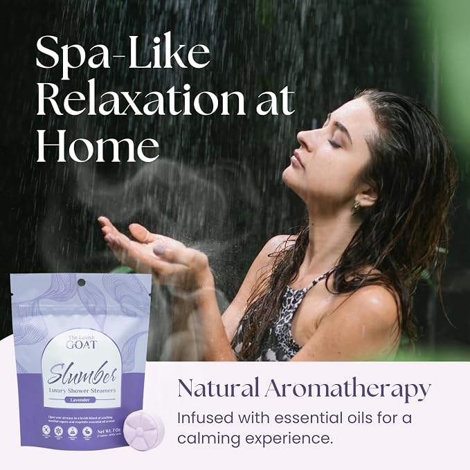 TLG Slumbers Shower Steamers Aromatherapy 7 Pack – USA Made - Image 4