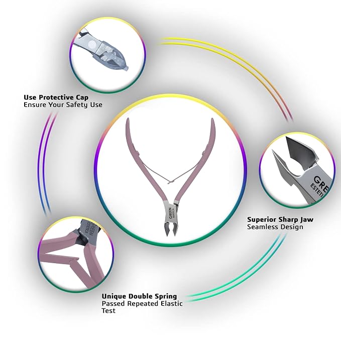 Professional Cuticle Trimmer Nail Cuticle Cutter Stainless Steel Cuticle Nippers - Image 4
