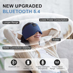 LC-dolida Sleep Mask with Bluetooth Headphones, Ice Silk Sleep Headphones with - Image 6