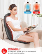 Snailax Back Massager with Heat, Gifts - Image 4
