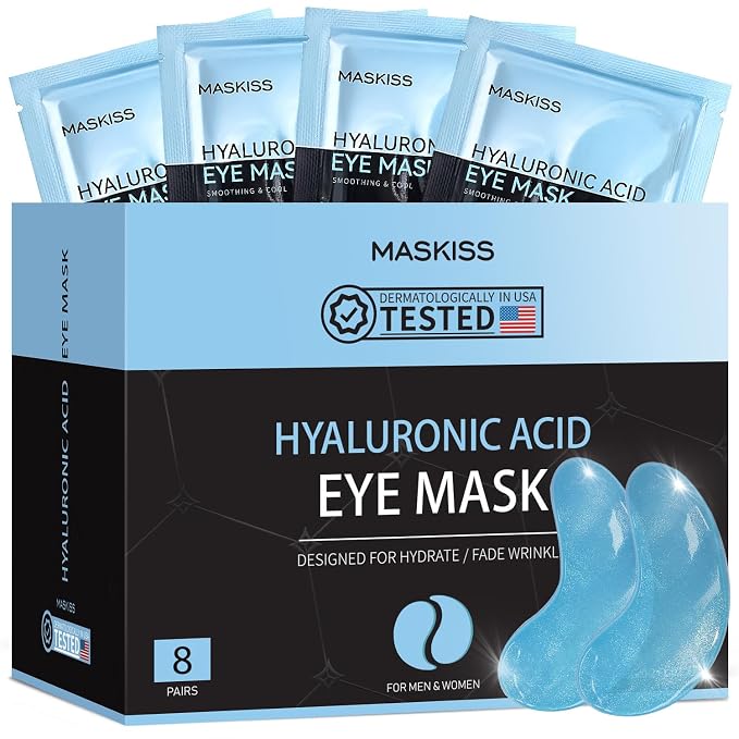 Maskiss Under Eye Patches, Hyaluronic Acid Eye Masks by Maskiss