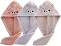 Cute Cat Microfiber Hair Towel Wrap by Unknown