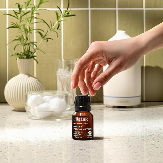 Cliganic Organic Eucalyptus Essential Oil, 100% Pure | Natural Aromatherapy Oil - Image 7