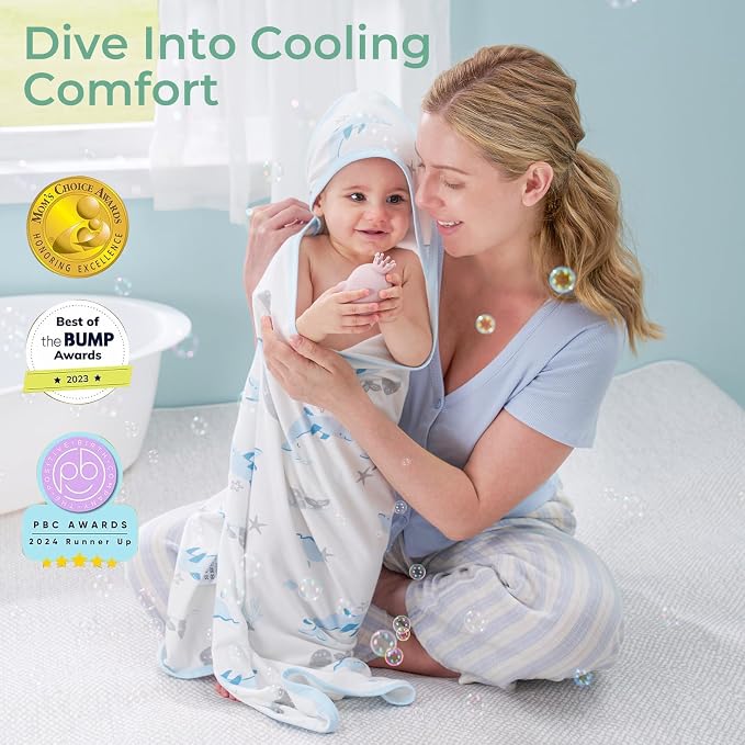Momcozy Baby Towel with Hooded-Original Design Baby Towel Set -Soft & - Image 4