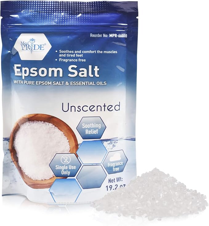 MED PRIDE Epsom Salt Foot Soak for Pain Relief and Muscle Recovery by MEDPRIDE