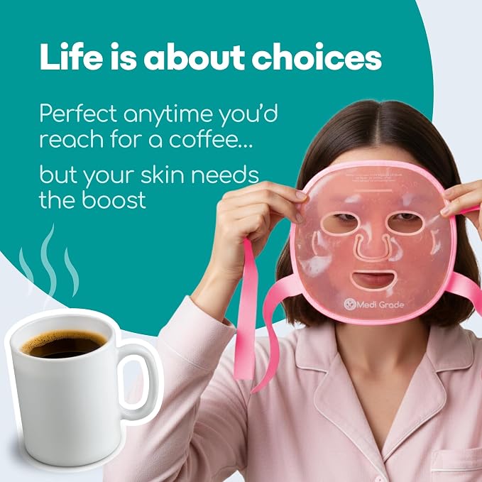 Medi Grade Cooling Ice Face Mask and Cooling Eye Mask - Image 8