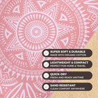 FESHKA Sand Free Turkish Beach Towel Quick Dry Bath Towel, Oversized Beach - Image 2