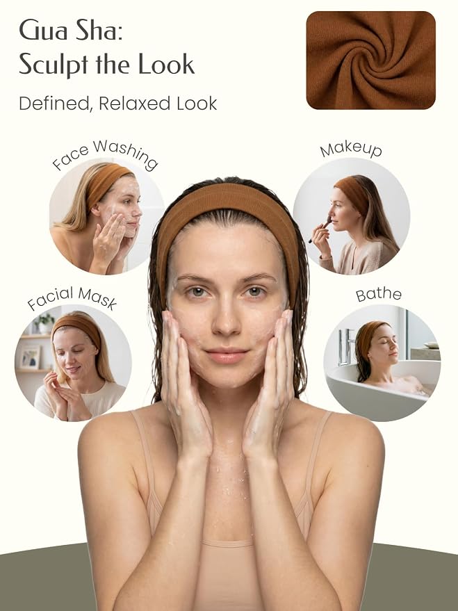 5PCS Face Roller & Gua Sha Facial Tools, Face Massage - Image 6