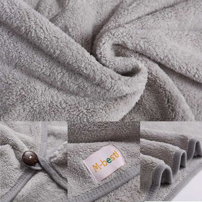 M-bestl 2 Pack Hair Drying Towels, Anti-frizz Hair Towel Wrap, Absorbent - Image 4