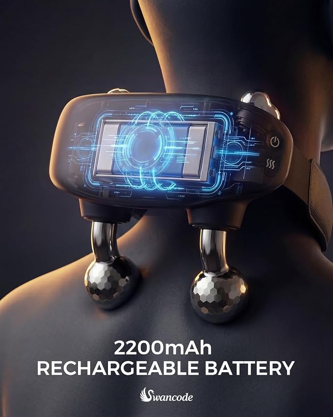 Upgraded Neck Massager for Pain Relief Deep Tissue, Cordless Neck and Shoulder - Image 6