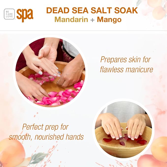 BCL Spa Mandarin Mango Dead Sea Salt Soak – Professional Age-Defying Soak - Image 4