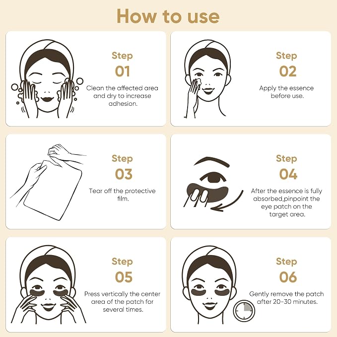 100Pcs/50Pairs Under Eye Patches Gold - Image 7