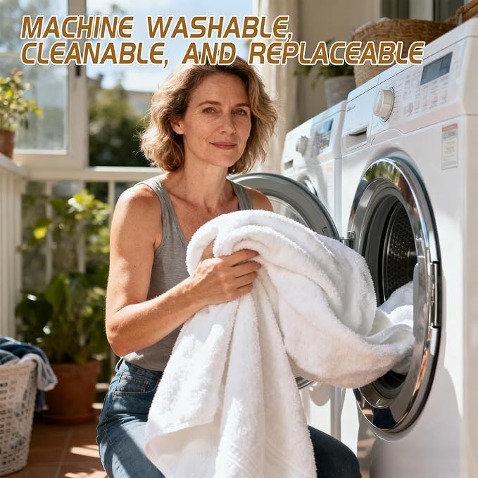 31"x71" Sauna Blanket Insert 3 Pack Machine Washable Blanket Towel Insert Super - Image 3