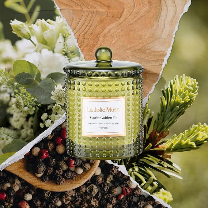 LA JOLIE MUSE Starlit Golden Fir Candle - Image 2