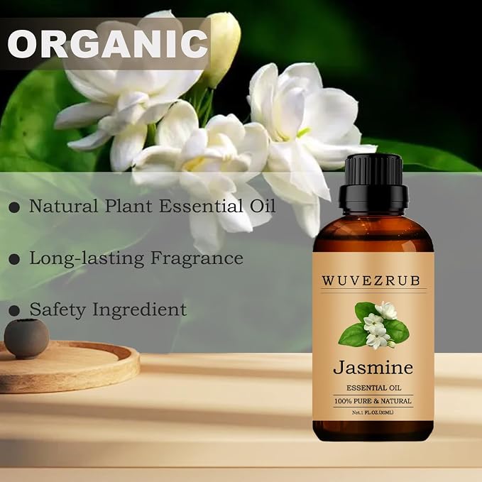Jasmine Essential Oils, 30ML Pure and Natural Essential Oil - Image 4