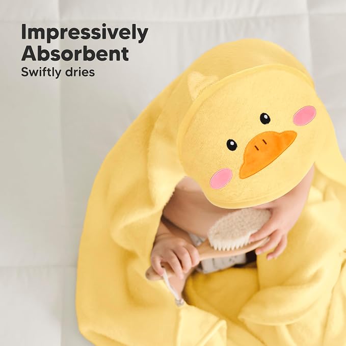 KeaBabies Hooded Baby Towel for Newborn - Image 5