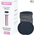 120pcs Replaceable Sandpaper for Electric Foot Callus Remover, by APRELM