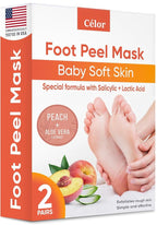 CÉLOR Foot Peeling Mask for Dry Cracked Feet | Foot Mask to Exfoliate Rough by C%C3%89LOR