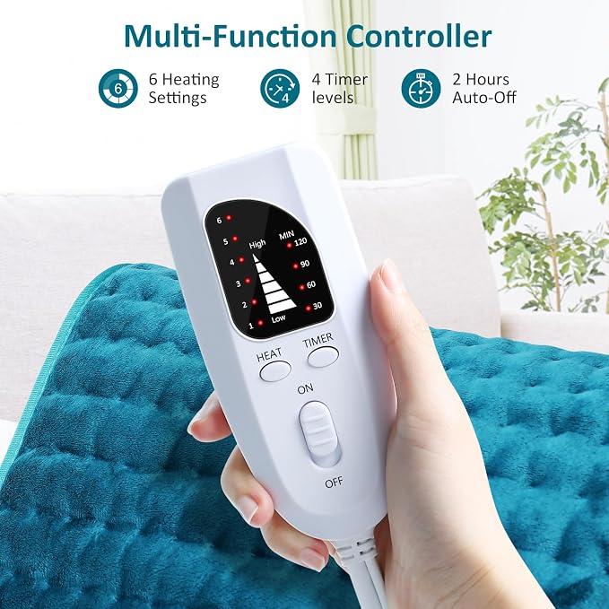 Heating pad for Back/Shoulder/Neck/Leg Pain Relief, Heating Pads for Period - Image 3
