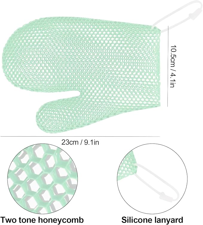 Exfoliating Glove Bath Mitt -Exfoliating Gloves - Image 2