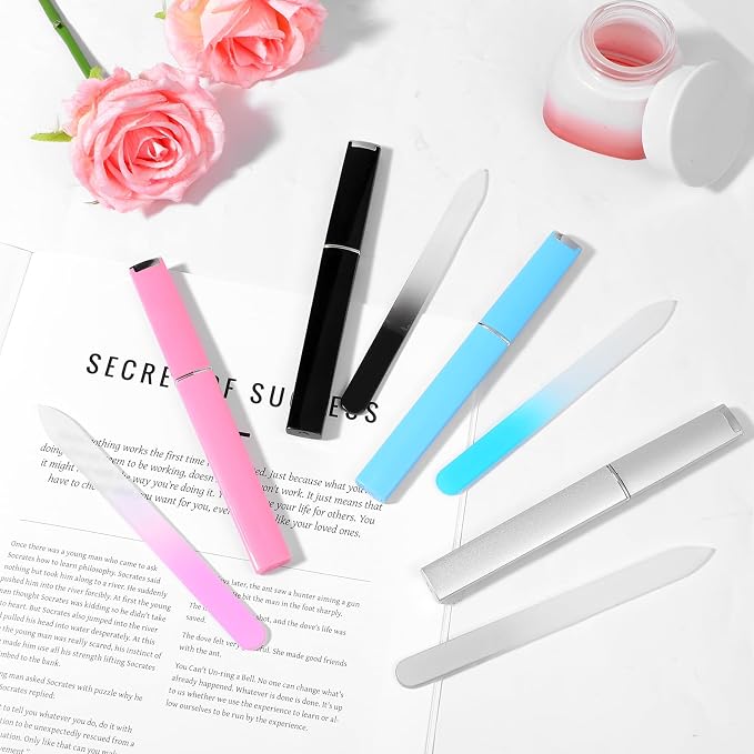4 Pack Glass Nail File Set - Image 7