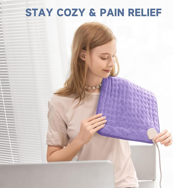 Heating Pad for Women Cramps and Back Pain Relief, Electric Heat Pad - Image 2