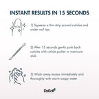 DeEnti Instant Cuticle Remover Gel, Eucalyptus, 8 Oz Bottle, Professional - Image 4