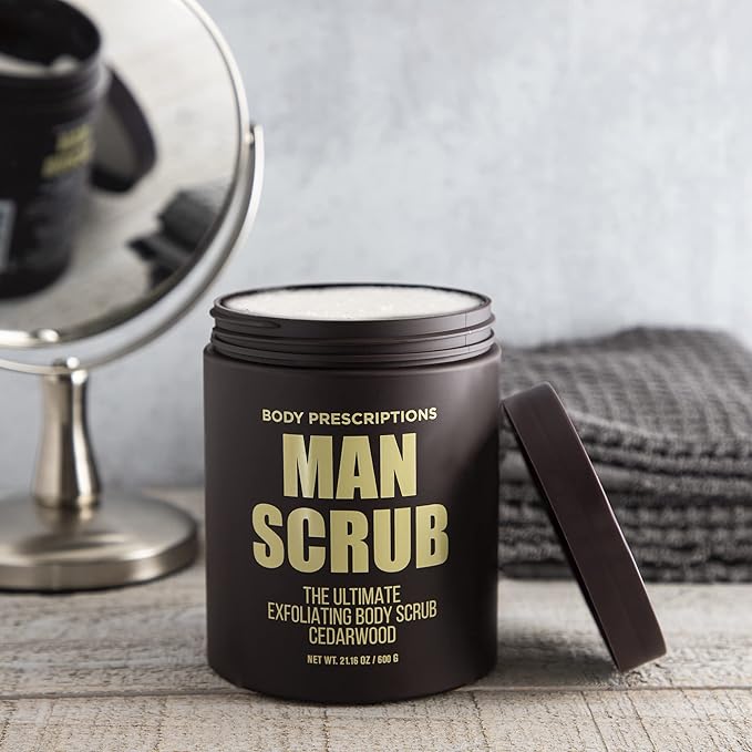 Body Prescriptions Men’s Exfoliating Body Scrub – Ultimate Skin Cleansing Wash - Image 3