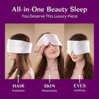 Silk Sleep Mask for Women and Men, Side Sleeper, 22 Momme Pure Mulberry Silk - Image 3