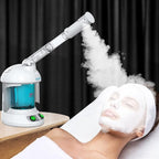 Facial Steamer - DENFANY Nano Ionic Face Steamer - Portable Facial Steamer by EssentialLife