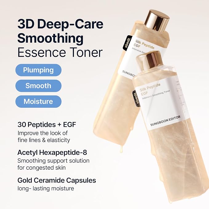 SUNGBOON EDITOR Silk Peptide EGF Facial Toner - Image 2