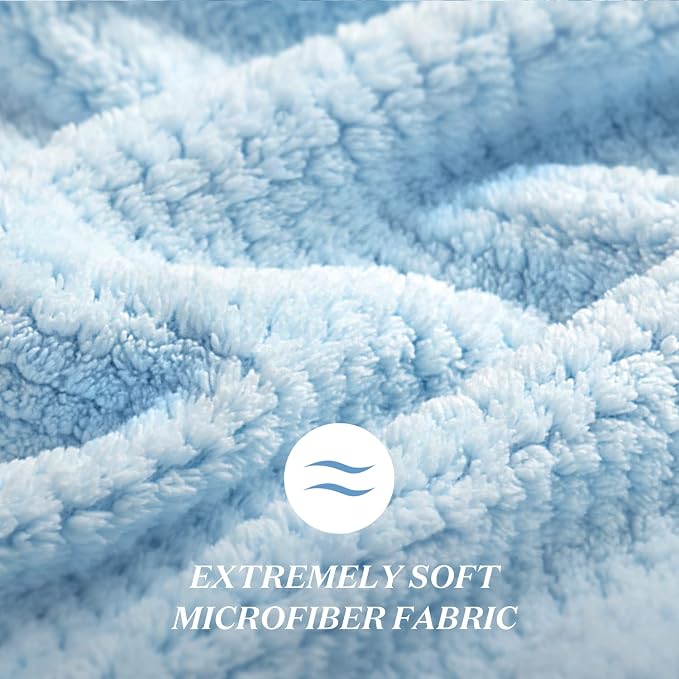 YFONG Large Hair Towel Wrap for Women, Super Absorbent Microfiber Hair Towel - Image 3